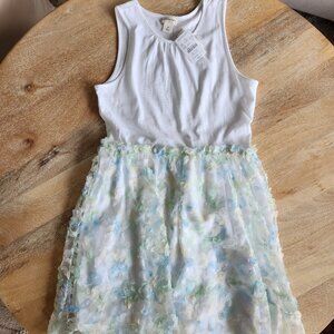 J Crew Girls' mixed-media tulle dress.  Size 10